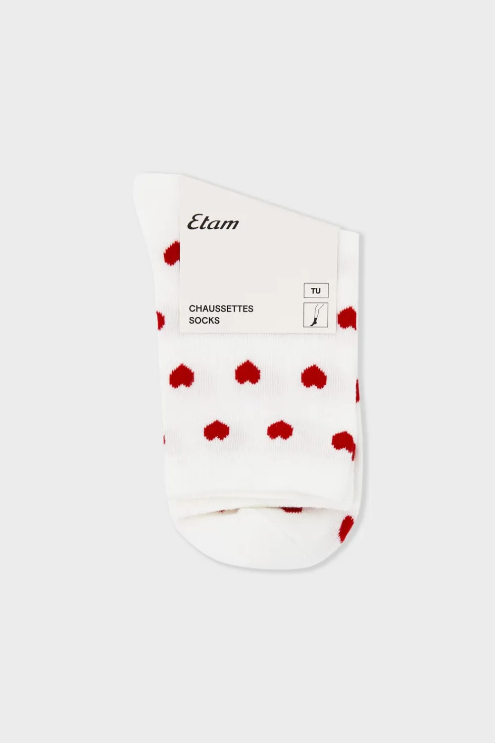Online ETAM Calcetines de punto fino CRUDO