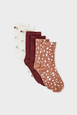 Outlet ETAM Calcetines de punto fino CRUDO