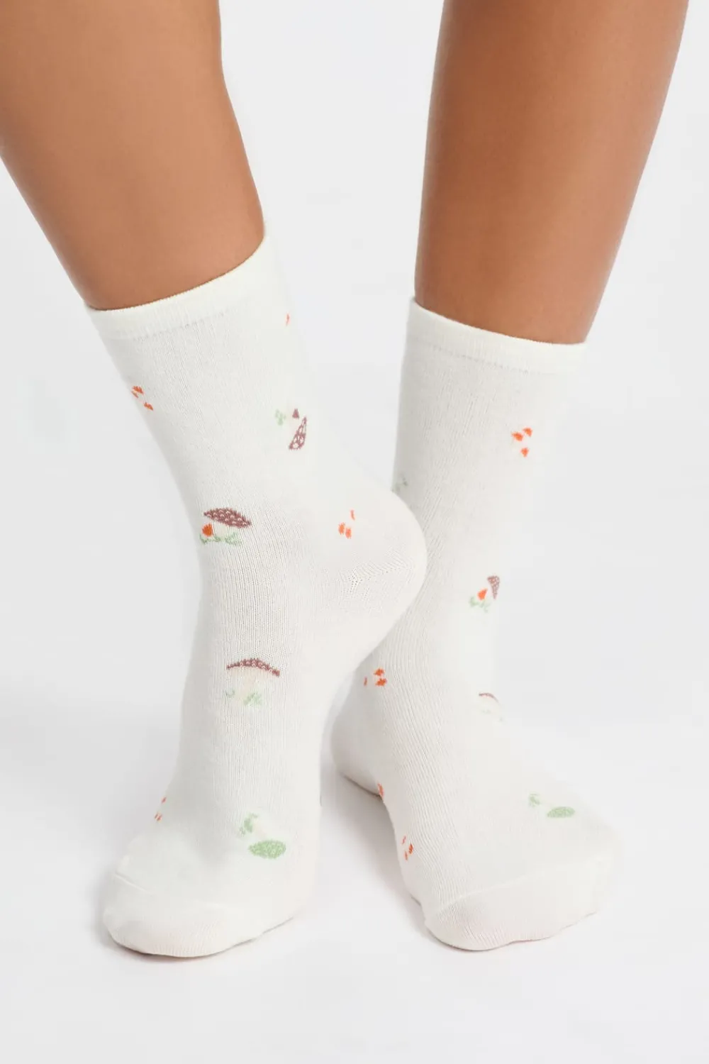 Outlet ETAM Calcetines de punto fino CRUDO