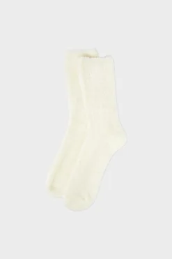Discount ETAM Calcetines de punto grueso BEIGE