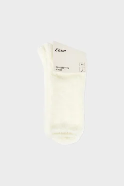 Discount ETAM Calcetines de punto grueso BEIGE