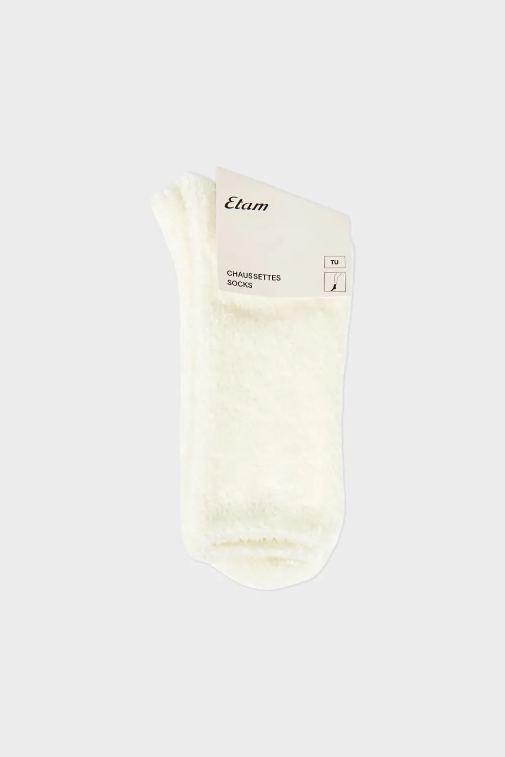Discount ETAM Calcetines de punto grueso BEIGE