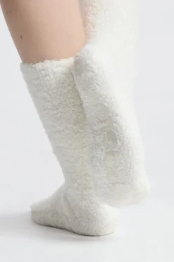 Outlet ETAM Calcetines de tejido ultrasuave CRUDO