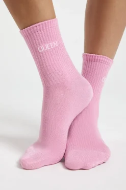 Clearance ETAM Calcetines irisados con letras ROSA