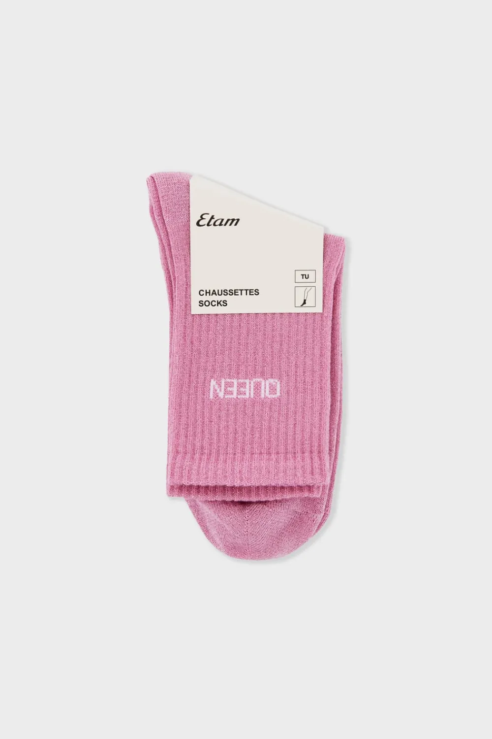 Clearance ETAM Calcetines irisados con letras ROSA