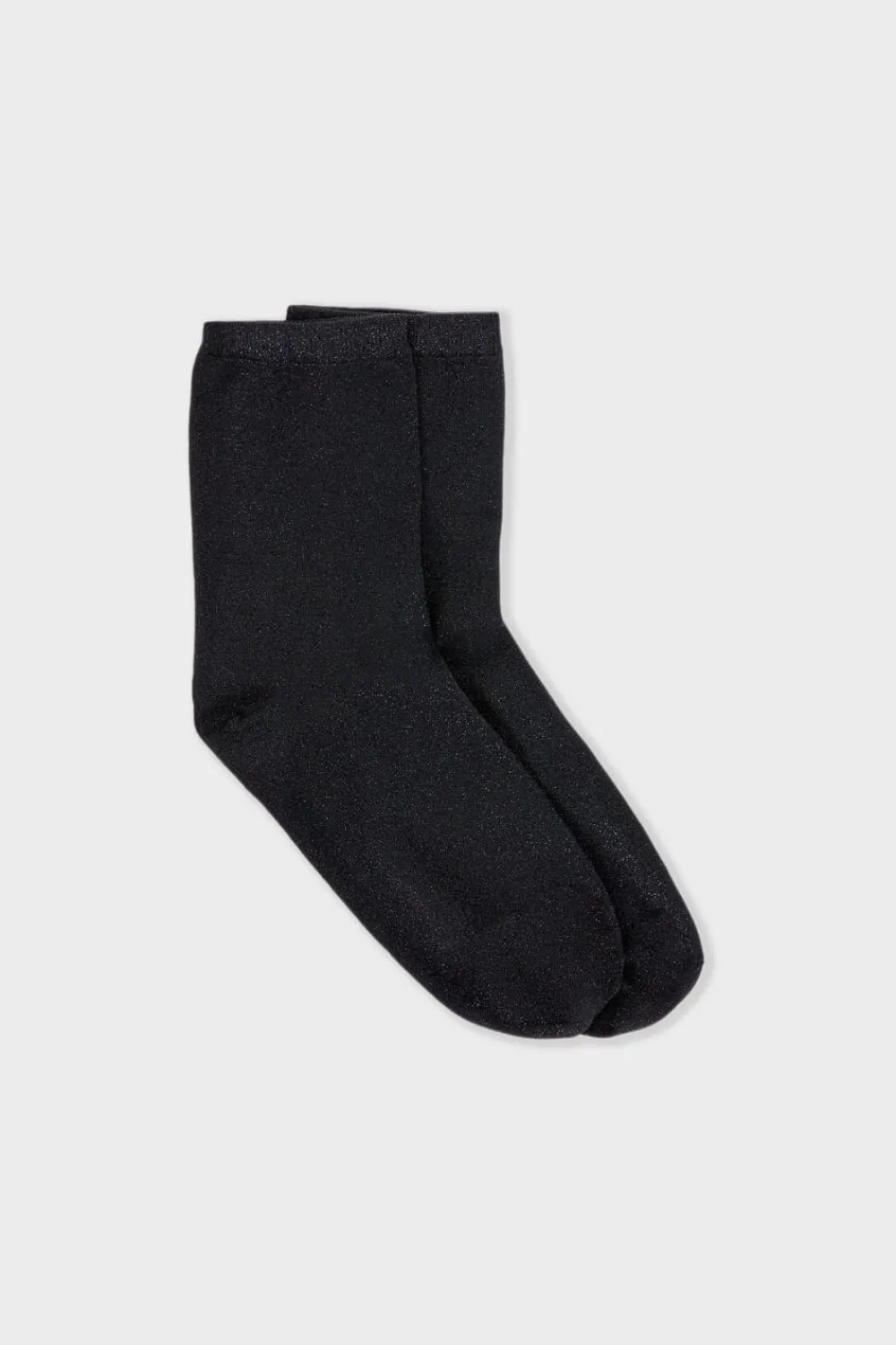 Discount ETAM Calcetines tejido brillantes NEGRO