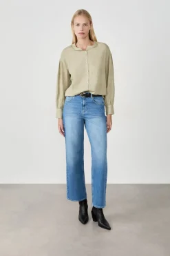 Outlet ETAM Camisa de manga larga ARGILE