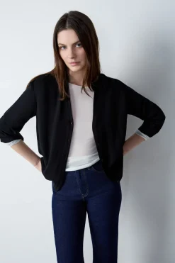 Hot ETAM Camisa de manga larga NEGRO