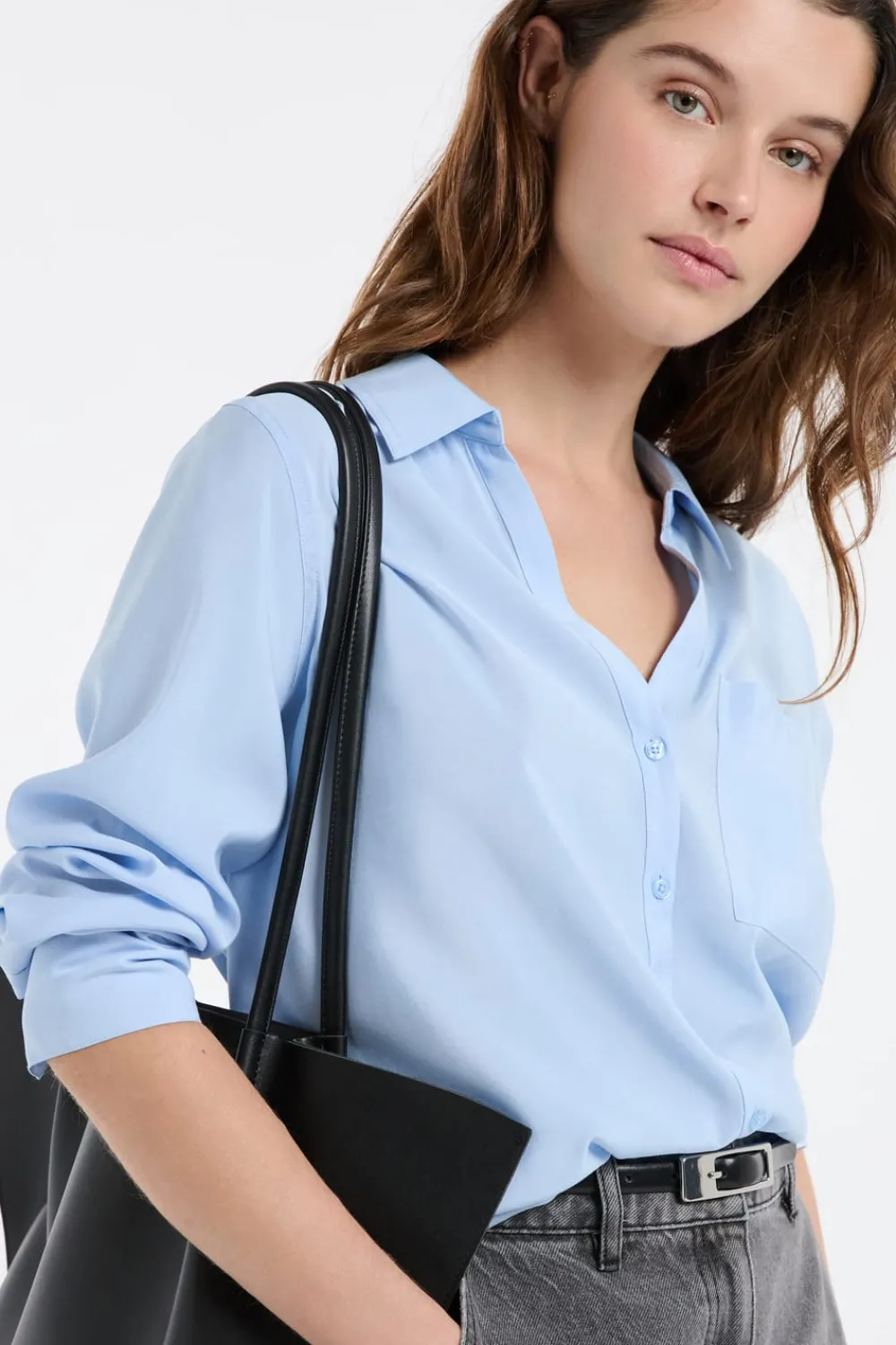 Discount ETAM Camisa de manga larga AZUL
