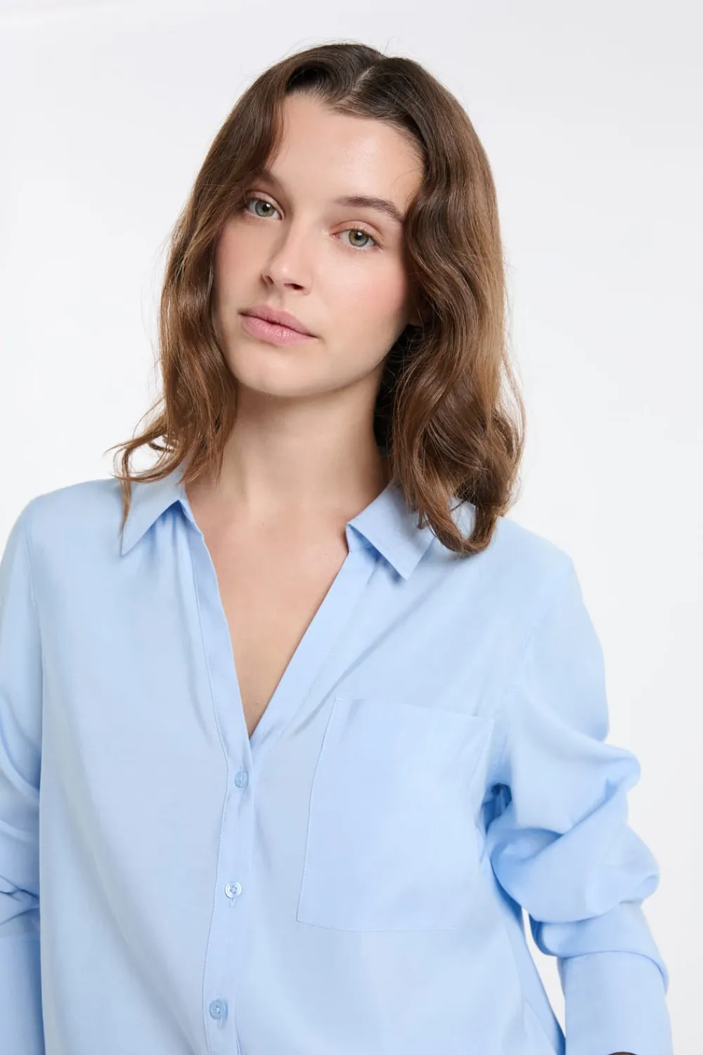 Discount ETAM Camisa de manga larga AZUL