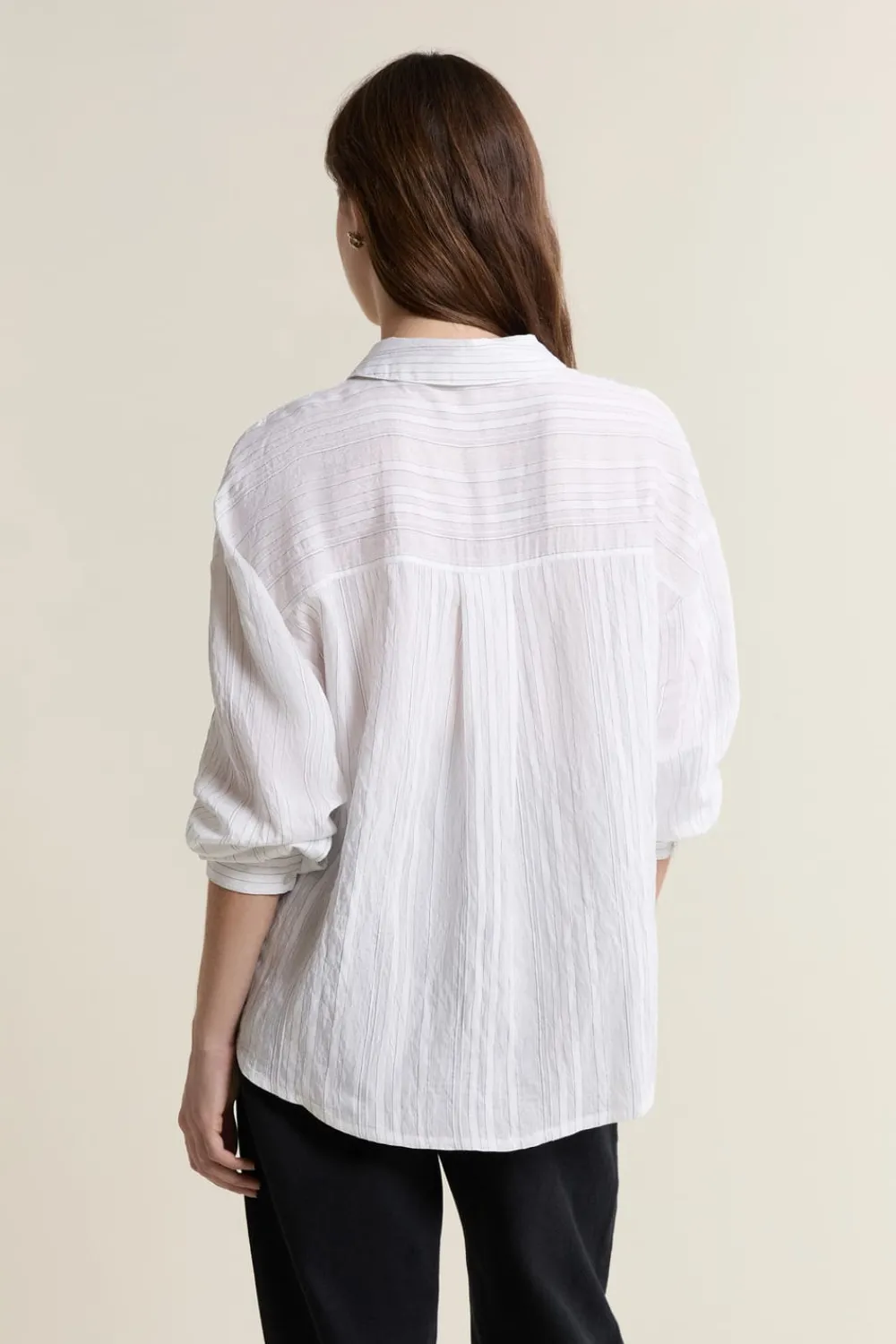 Best ETAM Camisa de manga larga BLANCO