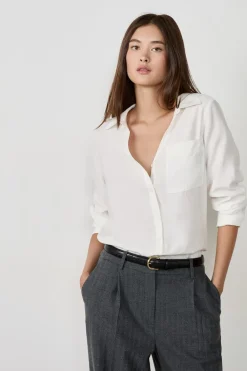 Outlet ETAM Camisa de manga larga DUNE