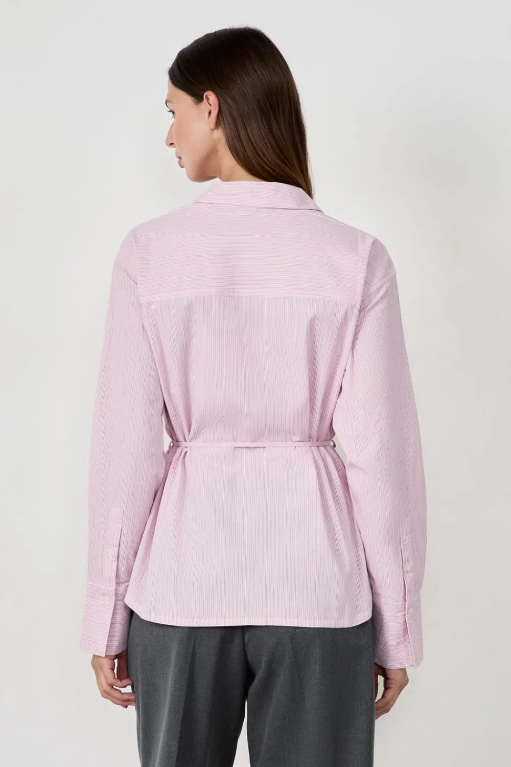 Hot ETAM Camisa de manga larga de popelina ROSA CHICLE