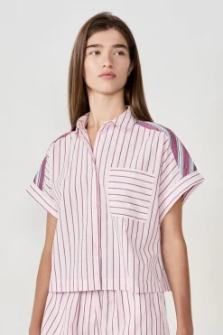 Online ETAM Camisa de pijama a rayas ROSA