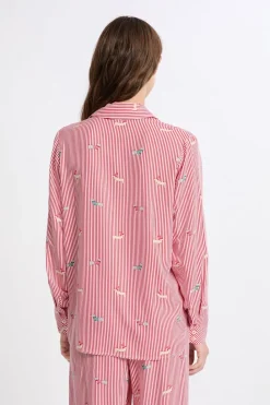 Outlet ETAM Camisa de pijama estampada ROJO