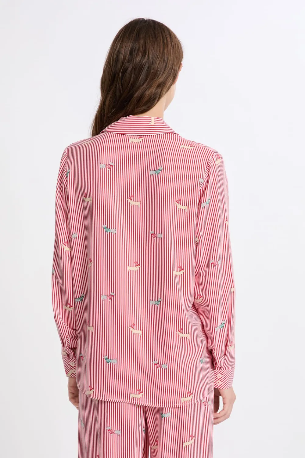 Outlet ETAM Camisa de pijama estampada ROJO