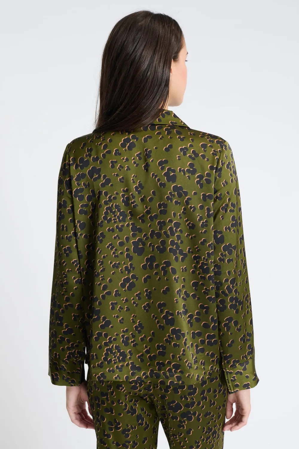 Hot ETAM Camisa de pijama estampada KAKI