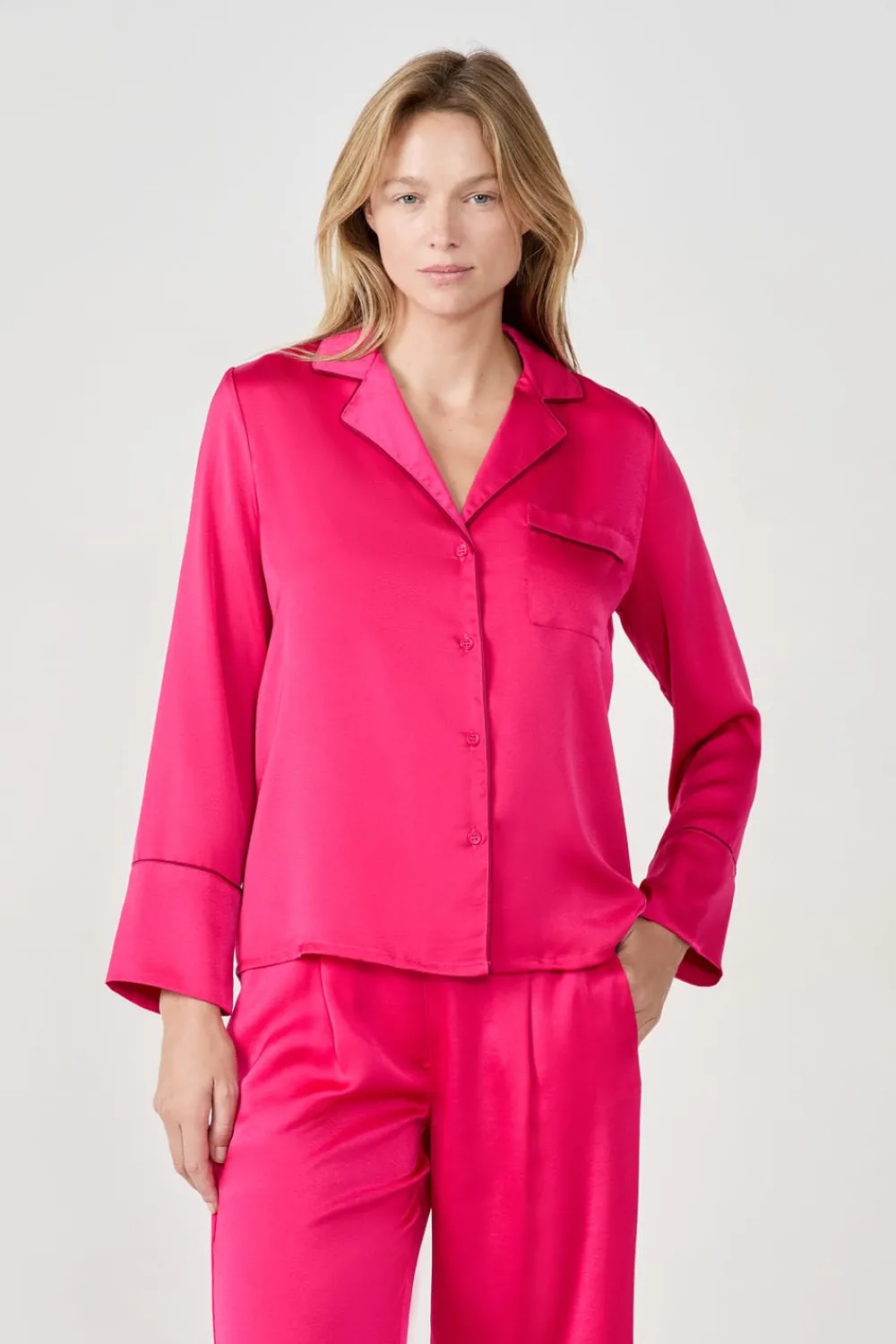 New ETAM Camisa de pijama satinada PETUNIA