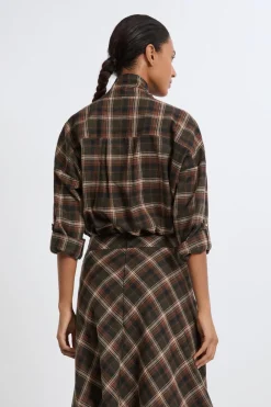 Discount ETAM Camisa estampada de algodón HENNA
