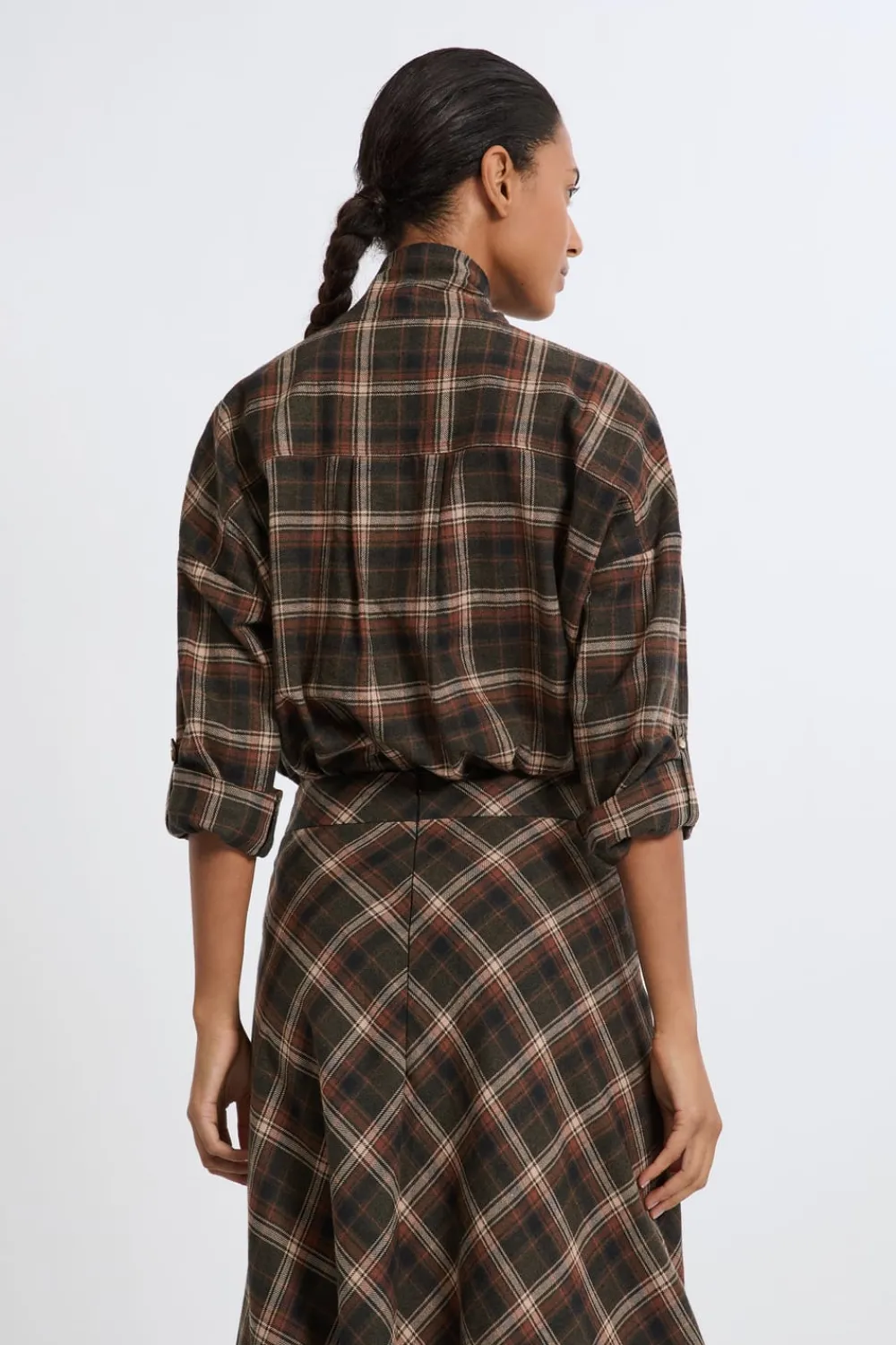 Discount ETAM Camisa estampada de algodón HENNA