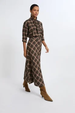 Discount ETAM Camisa estampada de algodón HENNA