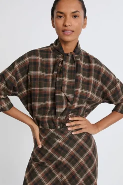 Discount ETAM Camisa estampada de algodón HENNA