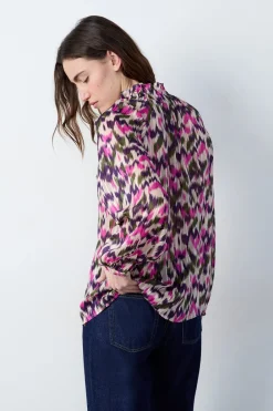 ETAM Camisa fluida estampada MULTICOLOR