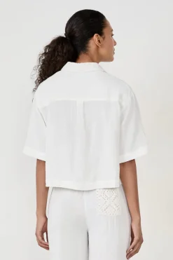 Online ETAM Camisa manga corta 100% algodón BEIGE