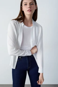 Online ETAM Camisas de manga larga BLANCO