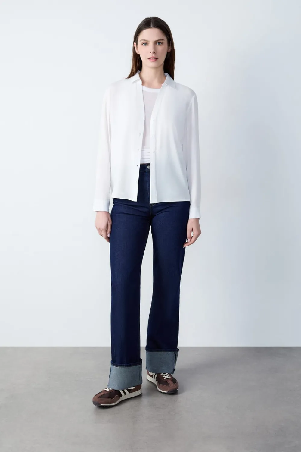 Online ETAM Camisas de manga larga BLANCO