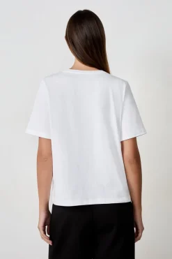 Sale ETAM Camiseta con bolsillo delantero BLANCO