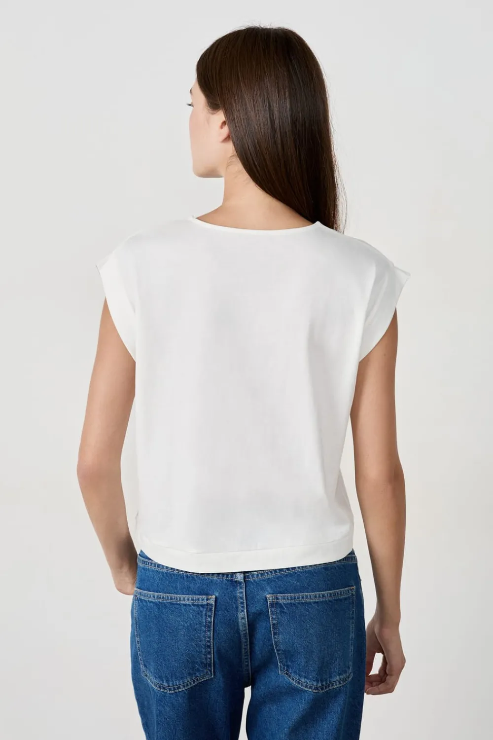 Clearance ETAM Camiseta de algodón con estampado BEIGE