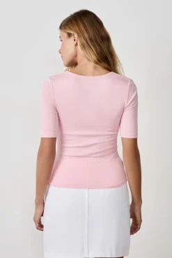 Clearance ETAM Camiseta de manga 3/4 ROSA CLARO