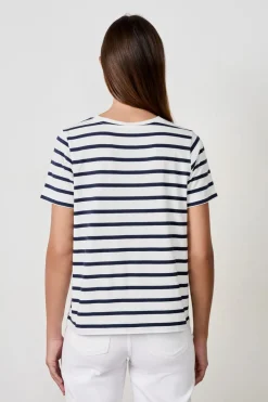 New ETAM Camiseta de manga corta marinera BEIGE