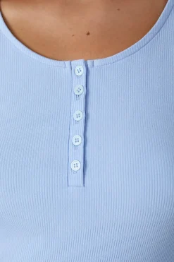 Clearance ETAM Camiseta de manga larga con botones OXYGENE