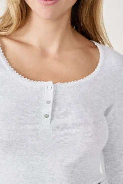 Clearance ETAM Camiseta de pijama GRIS CLAIR