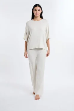 Sale ETAM Camiseta de pijama de modal BEIGE
