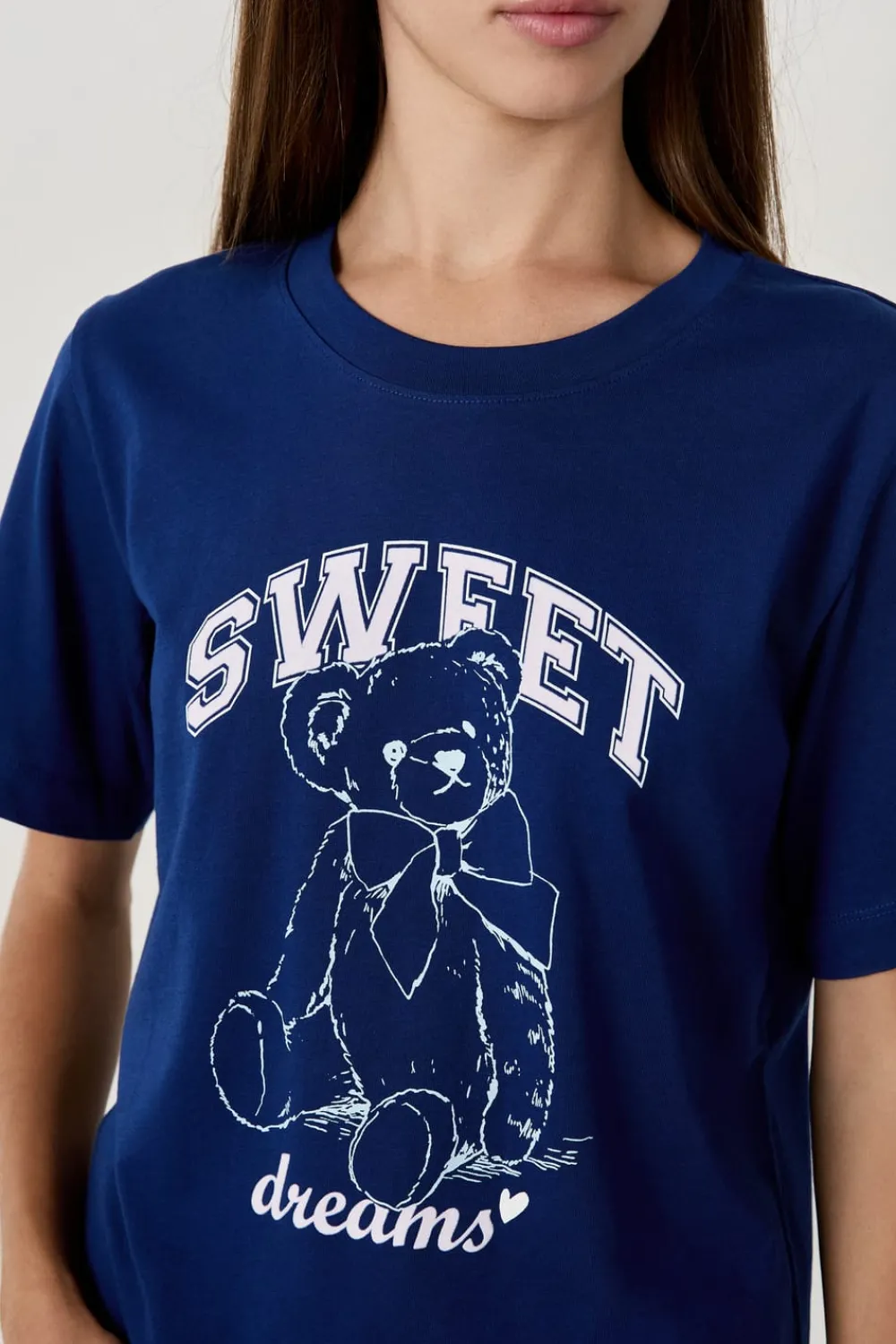 Best ETAM Camiseta de pijama estampada AZUL MARINO