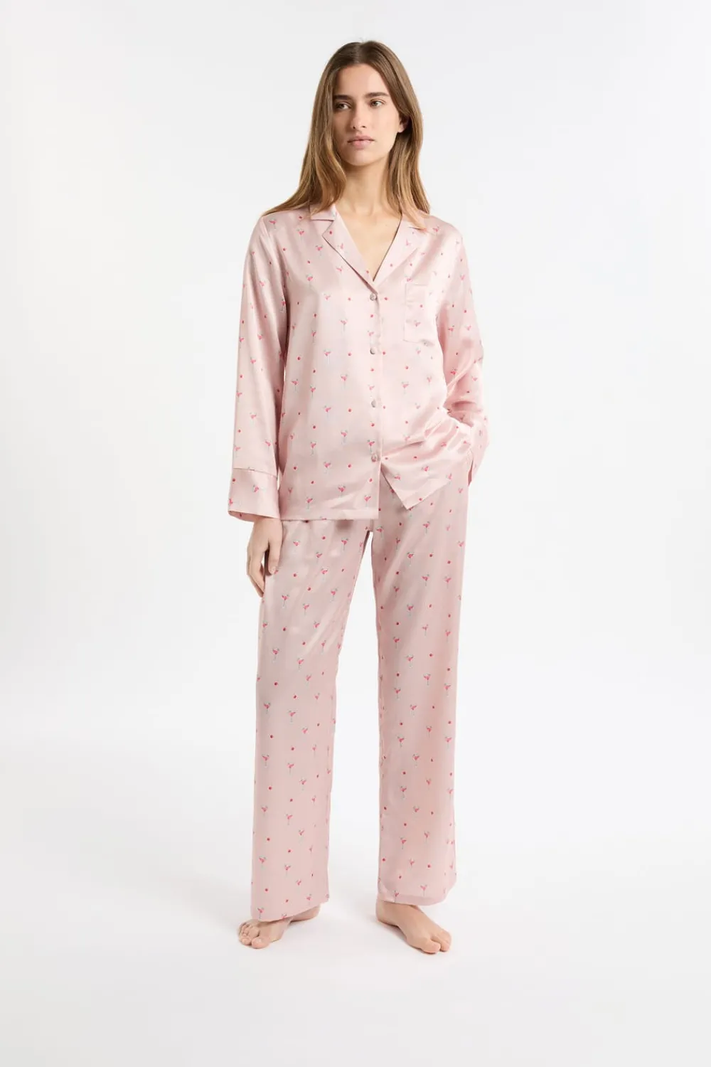 Clearance ETAM Camiseta de pijama estampada IMP FD crudo