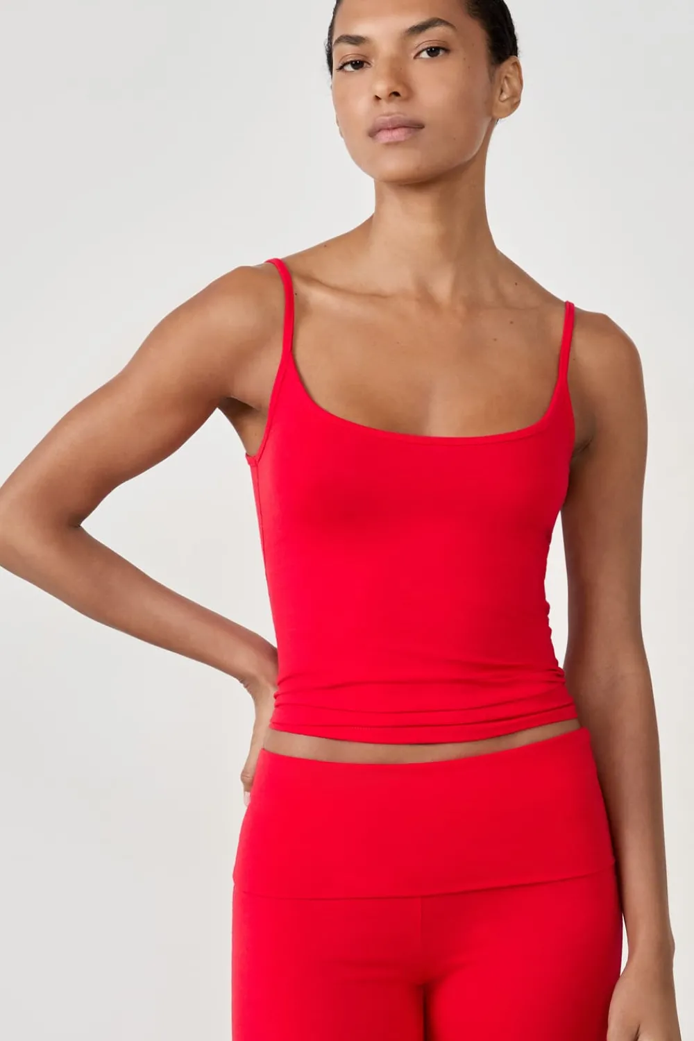Outlet ETAM Camiseta de tirantes de pijama ROJO
