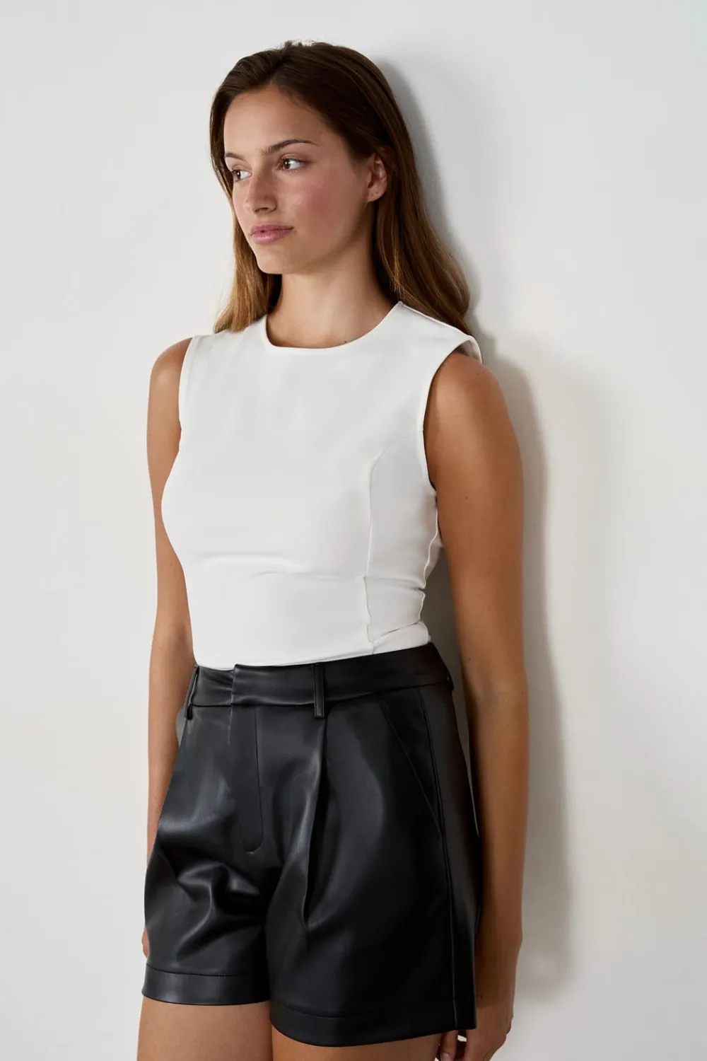 Hot ETAM Camiseta sin mangas BLANCO