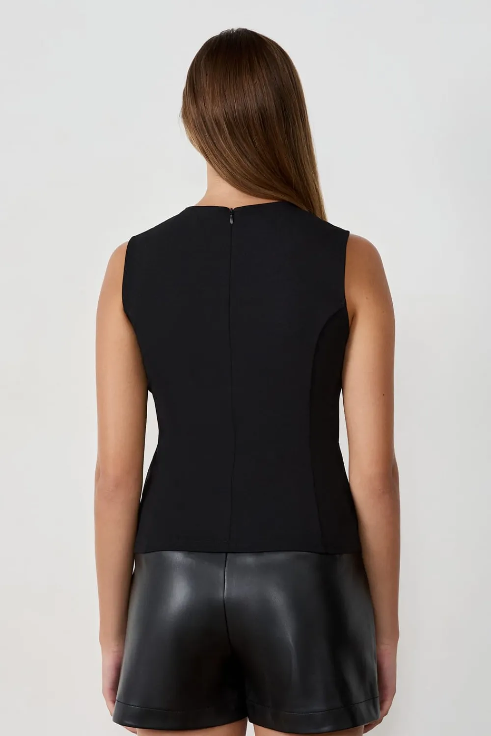 Best ETAM Camiseta sin mangas NEGRO