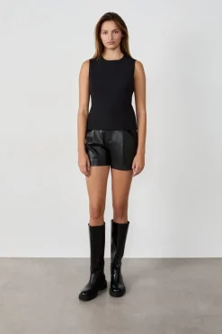 Best ETAM Camiseta sin mangas NEGRO