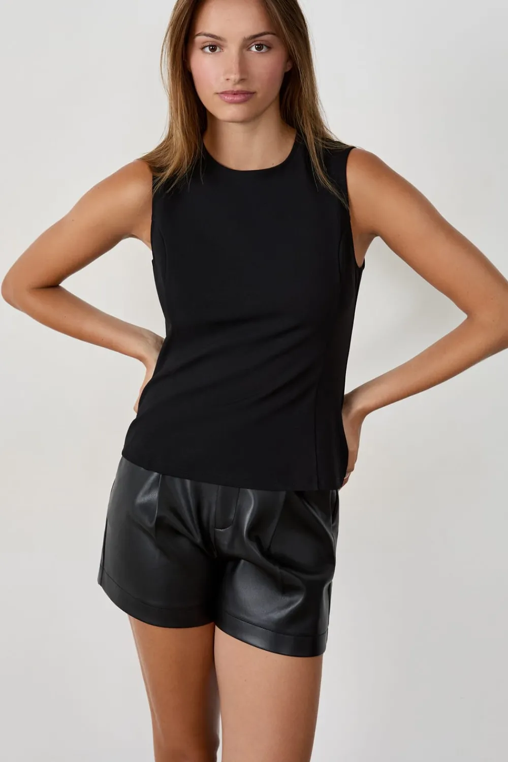 Best ETAM Camiseta sin mangas NEGRO