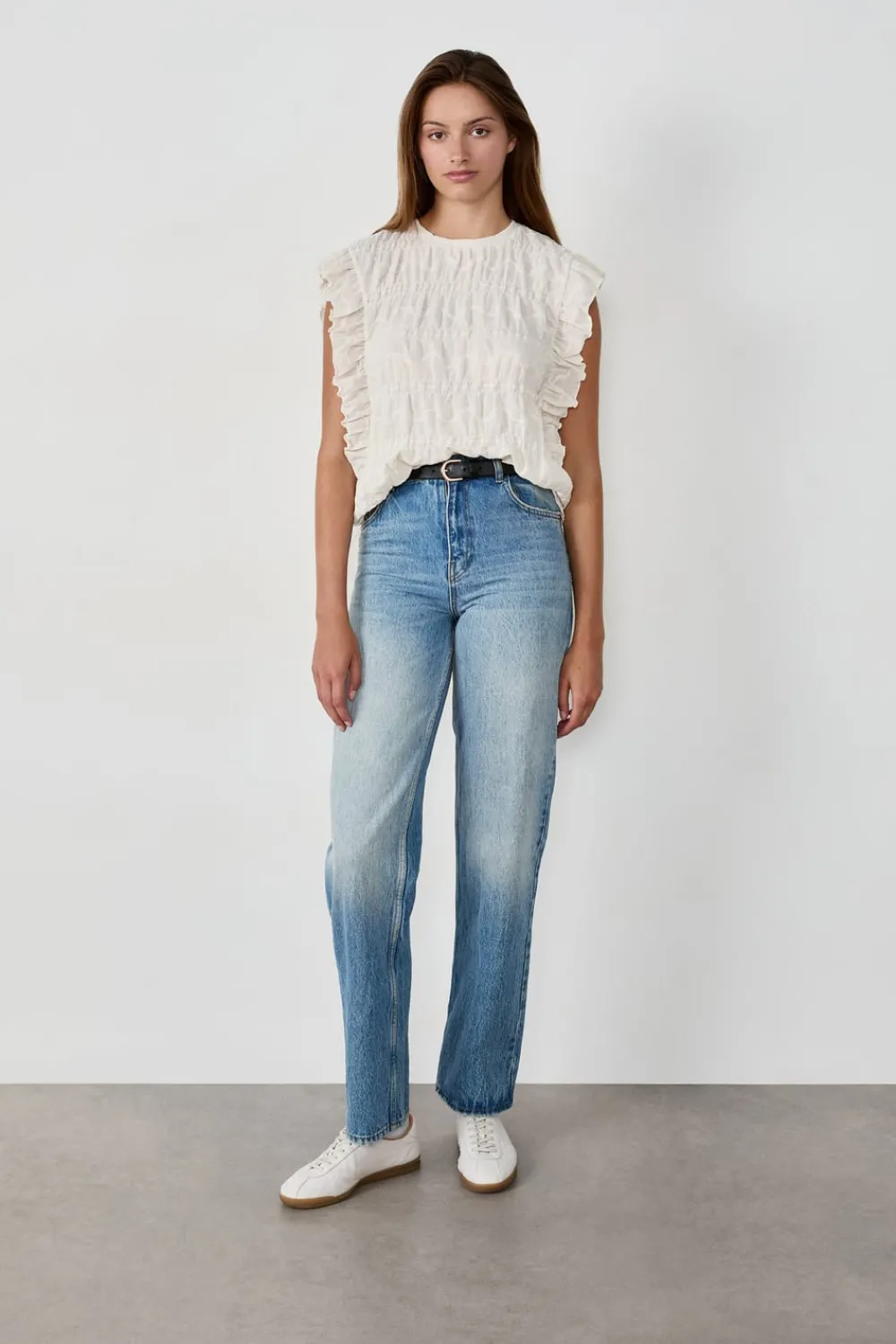 Best ETAM Camiseta sin mangas ECRU