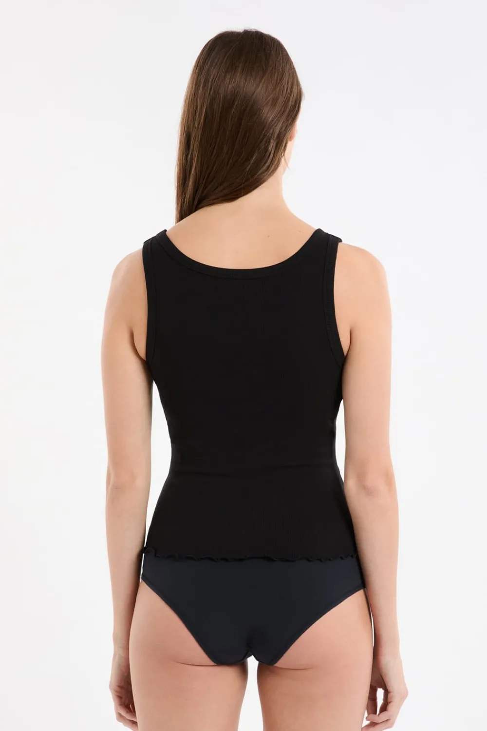 Clearance ETAM Camiseta sin mangas con sujetador integrado NEGRO