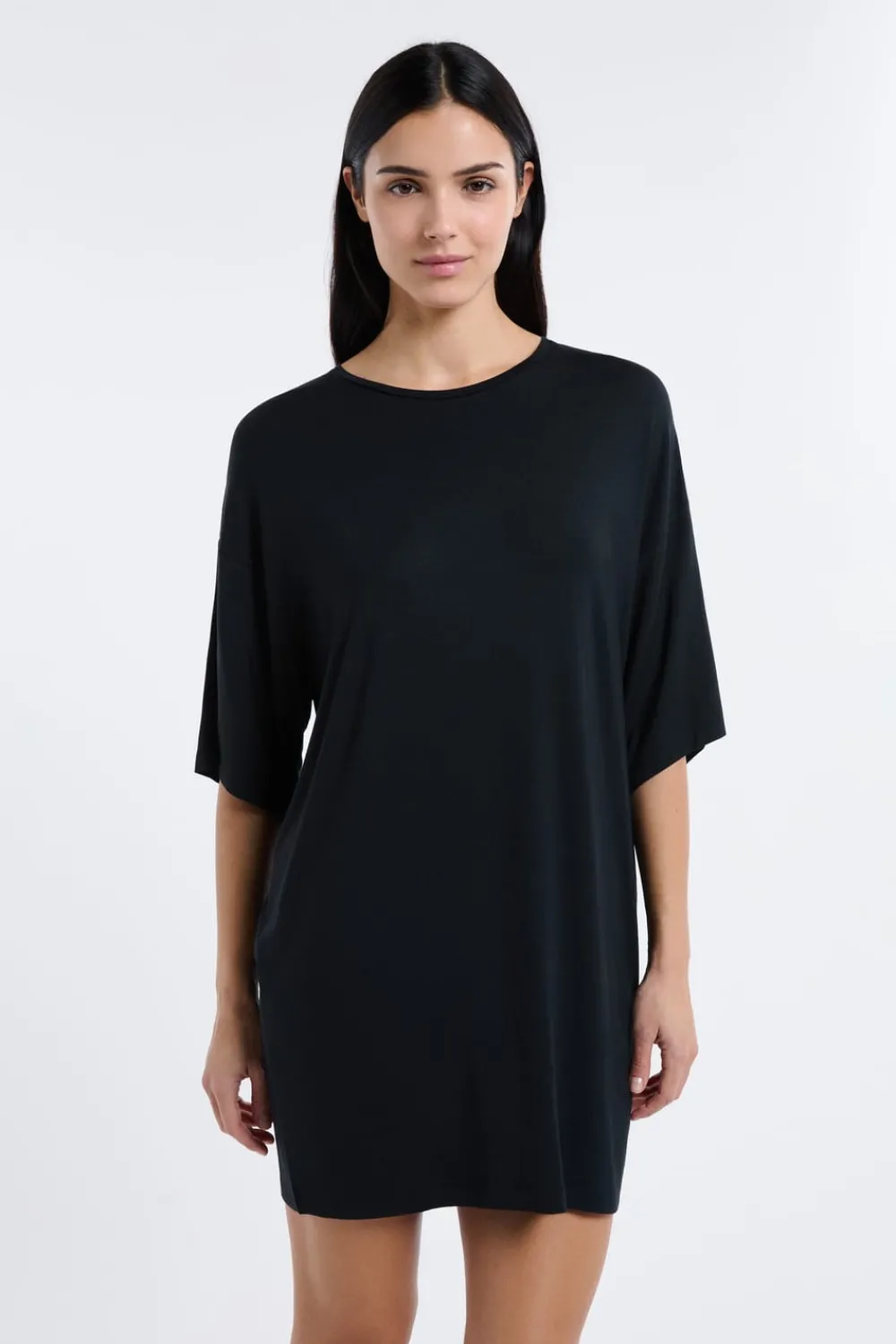 Discount ETAM Camisón de modal NEGRO