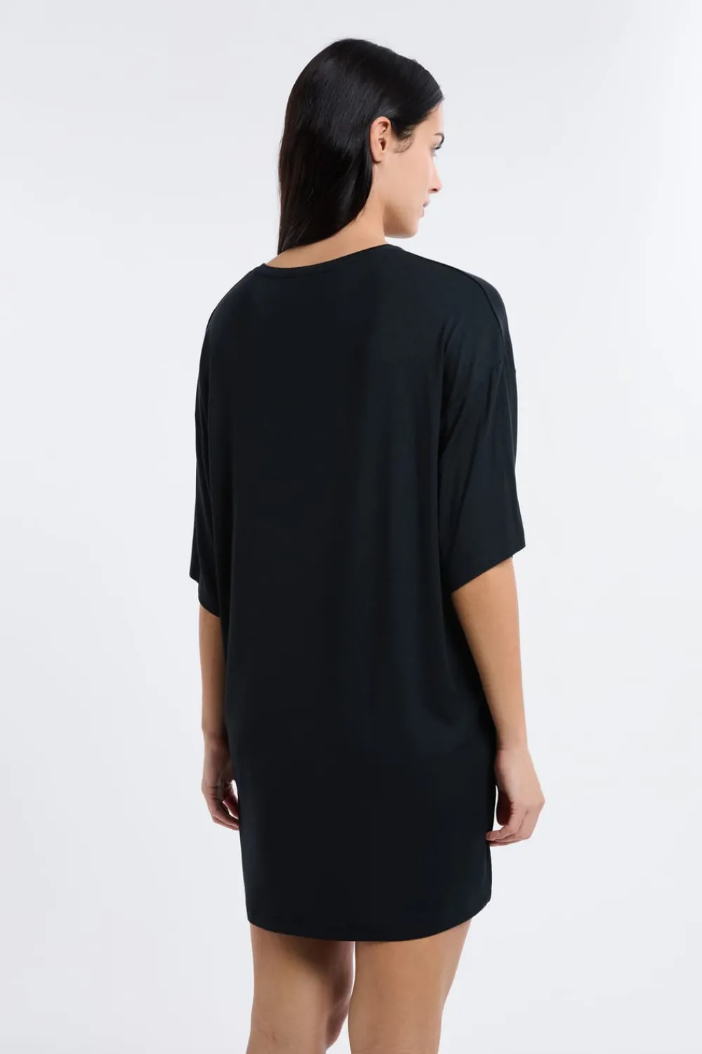 Discount ETAM Camisón de modal NEGRO