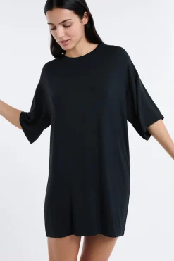 Discount ETAM Camisón de modal NEGRO