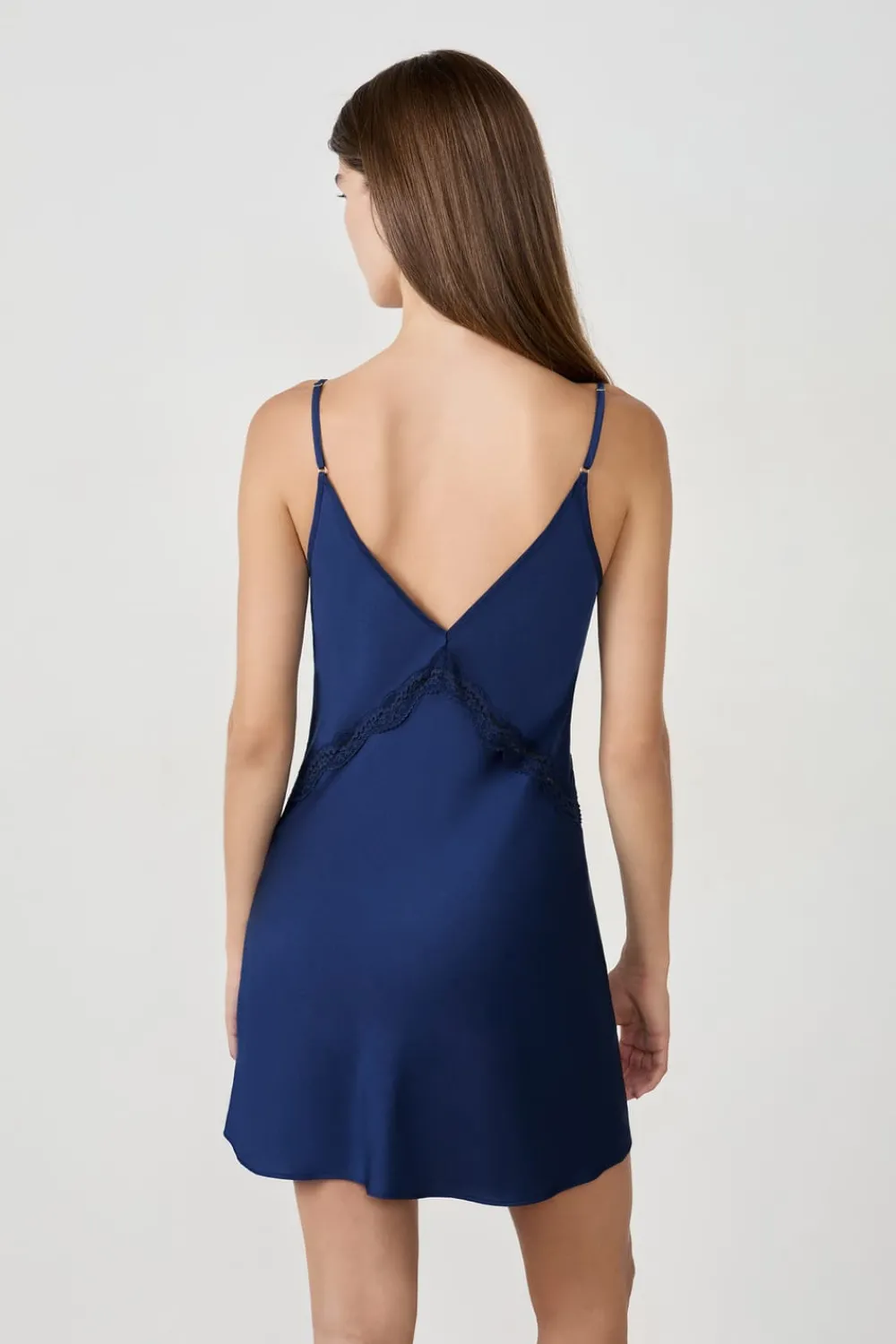 Sale ETAM Camisón satinado AZUL MARINO